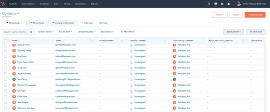 CRM-opschonen