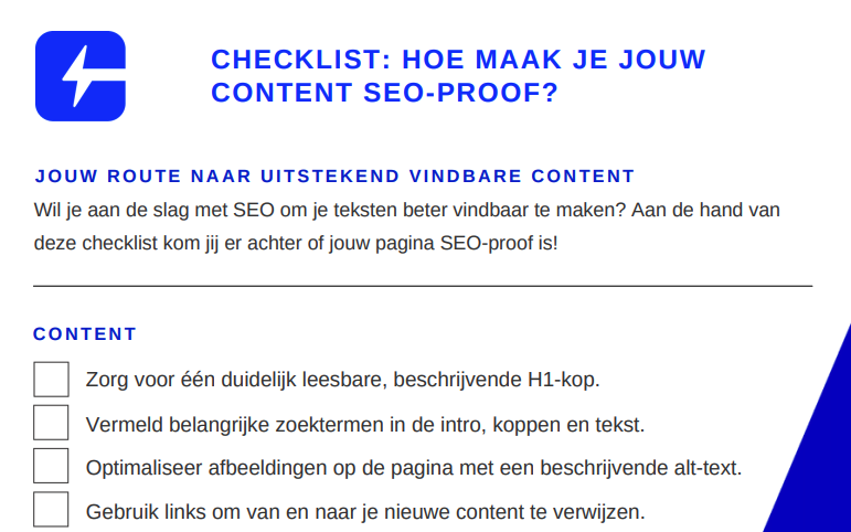 SEO-checklist