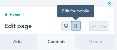 example of description where to edit for mobile.