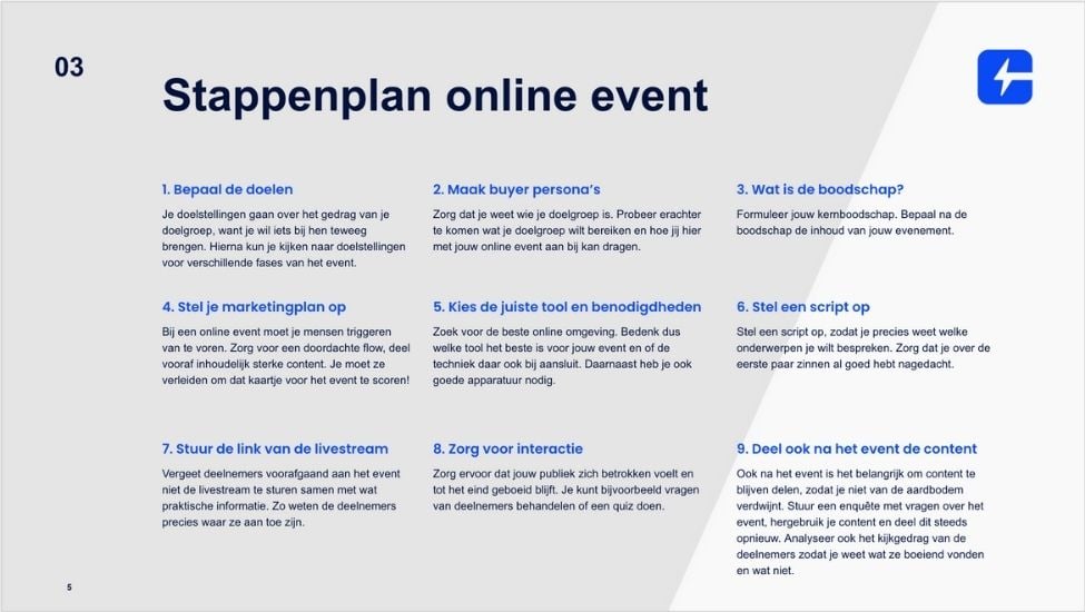 stappenplan-online-event