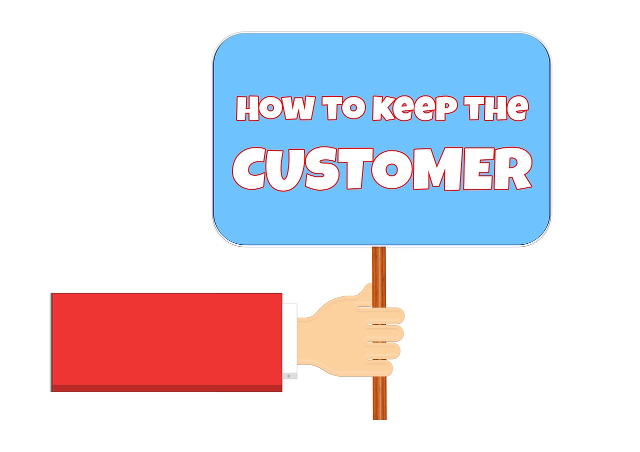 Hand How to keep the customer Pixabay